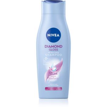 Nivea Diamond Gloss șampon îngrijire pentru par obosit fara stralucire 400 ml