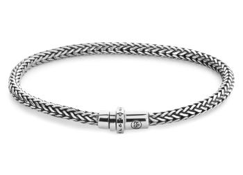 Rebel&Rose Brățară împletită din argint Artemis RR-BR031-S 19 cm