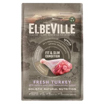 Krmivo ELBEVILLE Senior All Breeds Fit and Slim Condition Fresh Turkey 4kg, Hmotnosť balenia (g): 4 kg