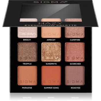 Sigma Beauty Eyeshadow Palette Fiery paleta farduri de ochi 9 g