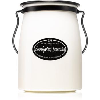 Milkhouse Candle Co. Creamery Eucalyptus Lavender lumânare parfumată Butter Jar 624 g