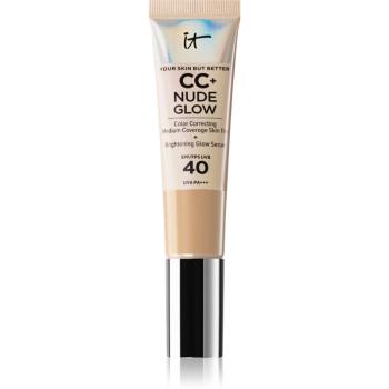 IT Cosmetics Your Skin But Better CC + Nude Glow Fond de ten iluminator SPF 40 culoare Medium 32 ml