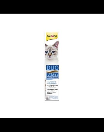 GIMCAT Duo Multi-Vitamin Paste 50 g pasta pisci cu ton si 12 vitamine