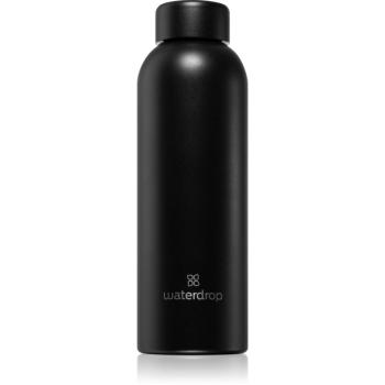 Waterdrop Thermo Steel sticlă inoxidabilă pentru apă culoare Black Matt 600 ml