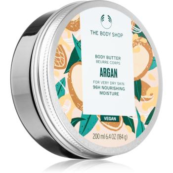 The Body Shop Argan Body Butter lapte de corp pentru piele foarte uscata 200 ml