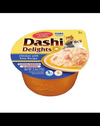 INABA Cat Dashi Delights pui si ton 70 g mancare umeda pisici