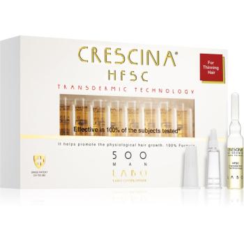 Crescina Transdermic 500 Re-Growth tratament pentru stimularea creșterii părului pentru barbati 20x3,5 ml