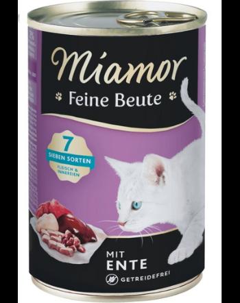 MIAMOR Feine Beute Duck Hrana umeda pisici adulte, cu rata 400g