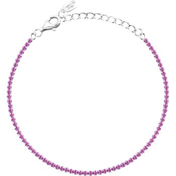 La Petite Story Brățară tenis din argint cu zirconi roz Silver LPS05AWV65