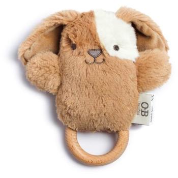 O.B Designs Bunny Soft Rattle Toy jucărie de pluș cu zornăitoare Taupe 3m+ 1 buc