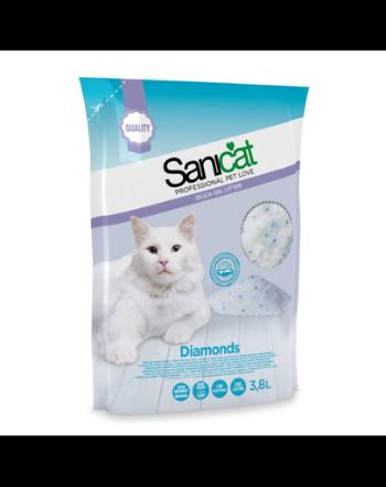 SANICAT Professional Fresh nisip silicat pentru pisici 3.8 L