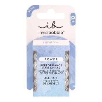 Invisibobble Elastic de păr Power Crystal Clear 6 buc