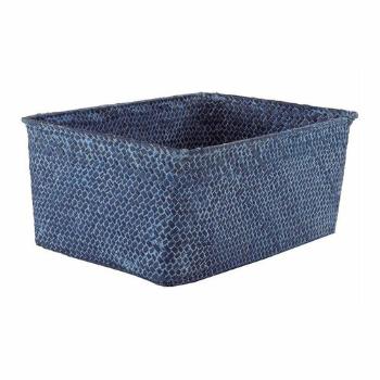 Compactor Coș împletit manual KITO 30 x 20 x 13 cm, albastru, albastru