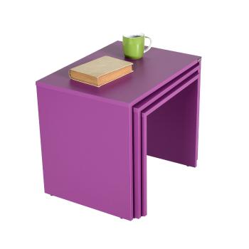 Masă pliabilă SHP Purple, 3 buc, mov
