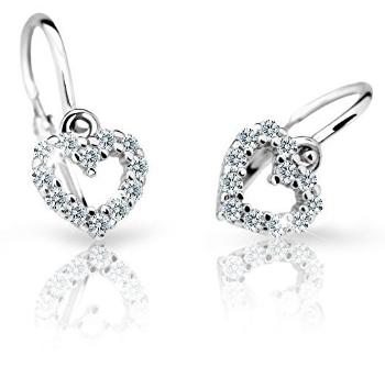 Cutie Jewellery Cercei pentru copii din aur alb C2157-10-X-2 alb