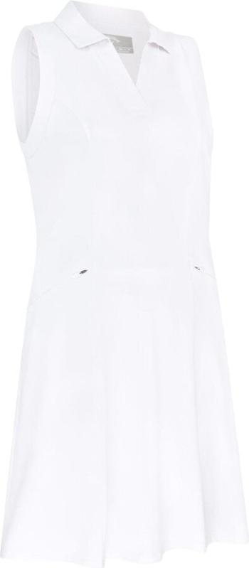 Callaway Flounce With Mesh Brilliant White M Šaty