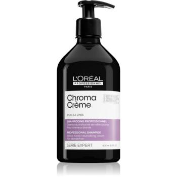 L’Oréal Professionnel Serie Expert Chroma Crème șampon pentru neutralizarea tonurilor de galben pentru par blond 500 ml