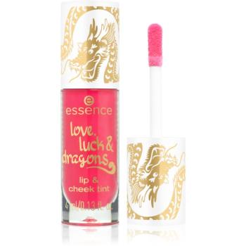 essence love, luck & dragons balsam tonic pentru buze si obraji culoare 01 4 ml