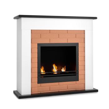 Klarstein Phantasma Brickline, șemineu cu etanol, 3,4 kW, cărămidă imitată, MDF, 2,5 h