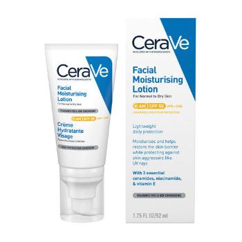 CeraVe Cremă hidratantă de zi SPF 50 (Facial Moisturising Lotion) 52 ml