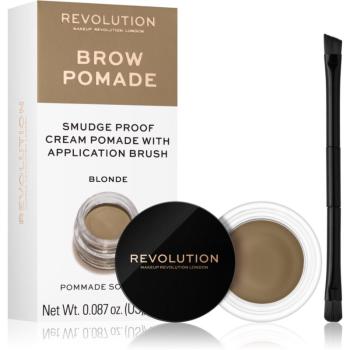 Makeup Revolution Brow Pomade pomadă pentru sprâncene culoare Blonde 2.5 g