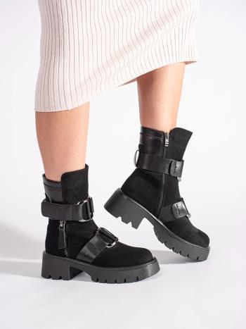 Botine elegante pentru femei pe toc plat