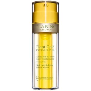 Clarins Plant Gold Nutri-Revitalizing Oil-Emulsion ulei hranitor pentru piele 2 in 1 35 ml