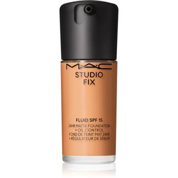 MAC Cosmetics Studio Fix Fluid SPF 15 24HR Matte Foundation + Oil Control machiaj cu efect matifiant SPF 15 culoare NC42 30 ml