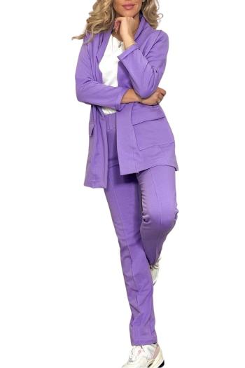 Pantaloni Cigarette violet