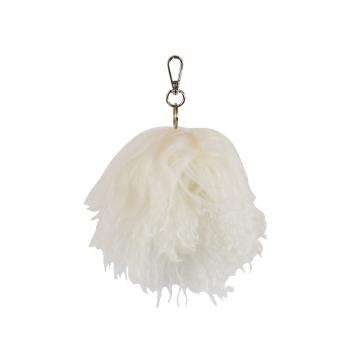 Klíčenka pom pom kudrnatý chlup - 13cm QXPPTLW