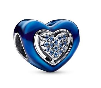Pandora Mărgea delicată sclipitoare Blue Heart 792750C01