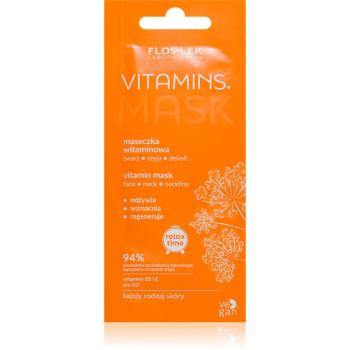 FlosLek Laboratorium Vitamins Masca faciala cu vitamine 6 ml