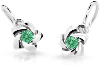 Cutie Jewellery Cercei pentru copii cu design trandafir C2201-10-2 verde