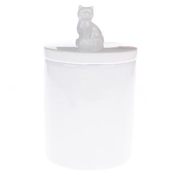Cutie decorativă din ceramică Gato, 21 x 14 cm