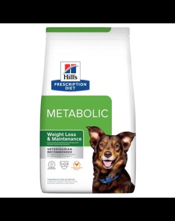 HILL'S Prescription Diet Canine Metabolic hrana dietetica pentru caini supraponderali 4 kg