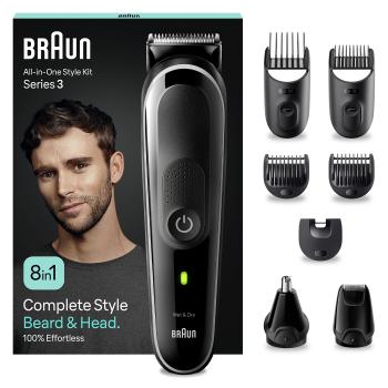 Braun Aparat de tuns multifuncțional 8in1 Series 3 MGK3440 Black