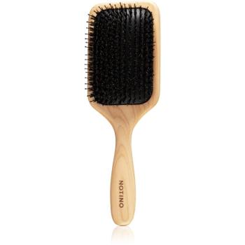 Notino Hair Collection Flat brush with boar bristles perie de tip paletă cu peri de mistret 1 buc