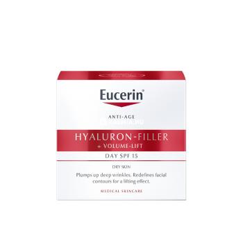 Eucerin Hyaluron-filler +Volume Lift bőrfeszesítő nappali arckrém száraz bőrre 50 ml