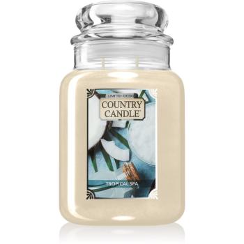 Country Candle Tropical Spa lumânare parfumată 737 g