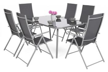 Záhradný jedálenský set 6+1