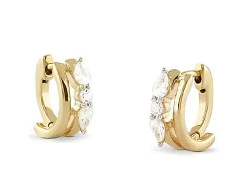 Guess Cercei uimitori placați cu aur cu zirconiu cubic Nuances JSBE04514JWYGT/U