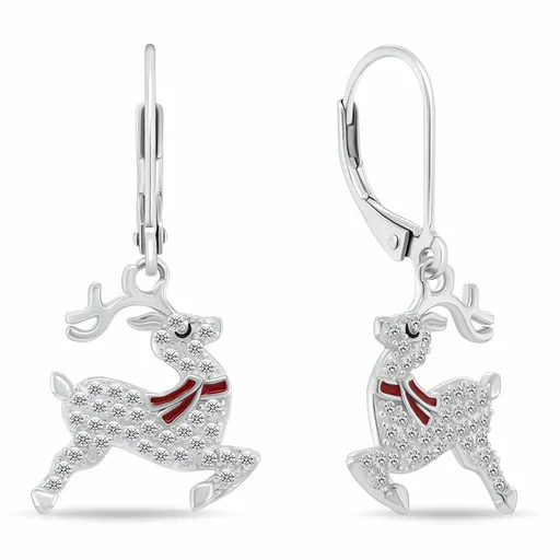 Brilio Silver Cercei jucăuși din argint Ren EA1246W