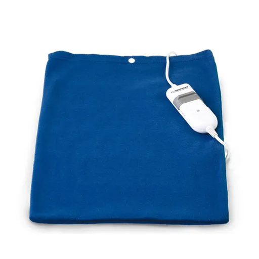 Perna electrica Esperanza Cashmere EHB004, 60W, 40x32 cm, 3 setari de temperatura, Albastru