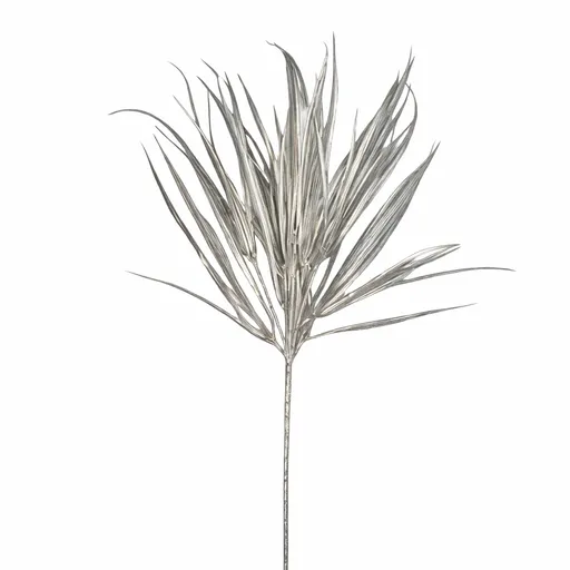 Iarbă artificială, argintiu mat
