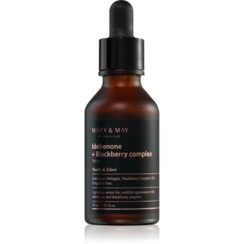 MARY & MAY Idebenone + Blackberry Complex Serum ser antioxidant pentru strălucirea și netezirea pielii 30 ml