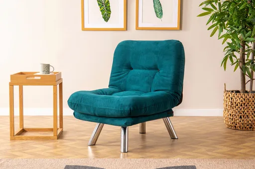 Fotoliu extensibil, Atelier del Sofa, 859FTN2322, Verde petrol