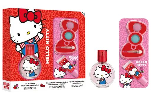 EP Line Hello Kitty - EDT 30 ml + luciu de buze + fard de pleoape