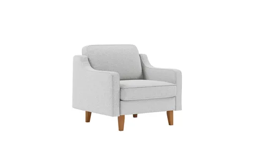 Fotoliu, Atelier del Sofa, 918CMF1112, Otel, Pietriș / Nuc