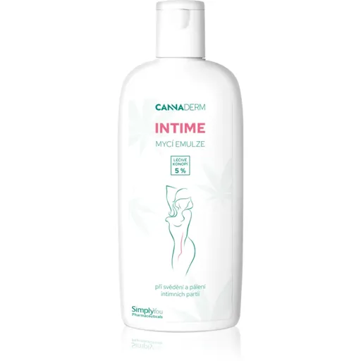Cannaderm Intime Cleansing emulsion emulsie pentru igiena intima cu ulei de canepa 200 ml