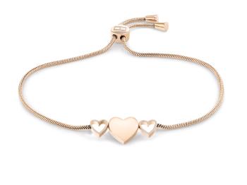 Tommy Hilfiger Bratară moderna din bronz cu inimioare Hanging Heart 2780714